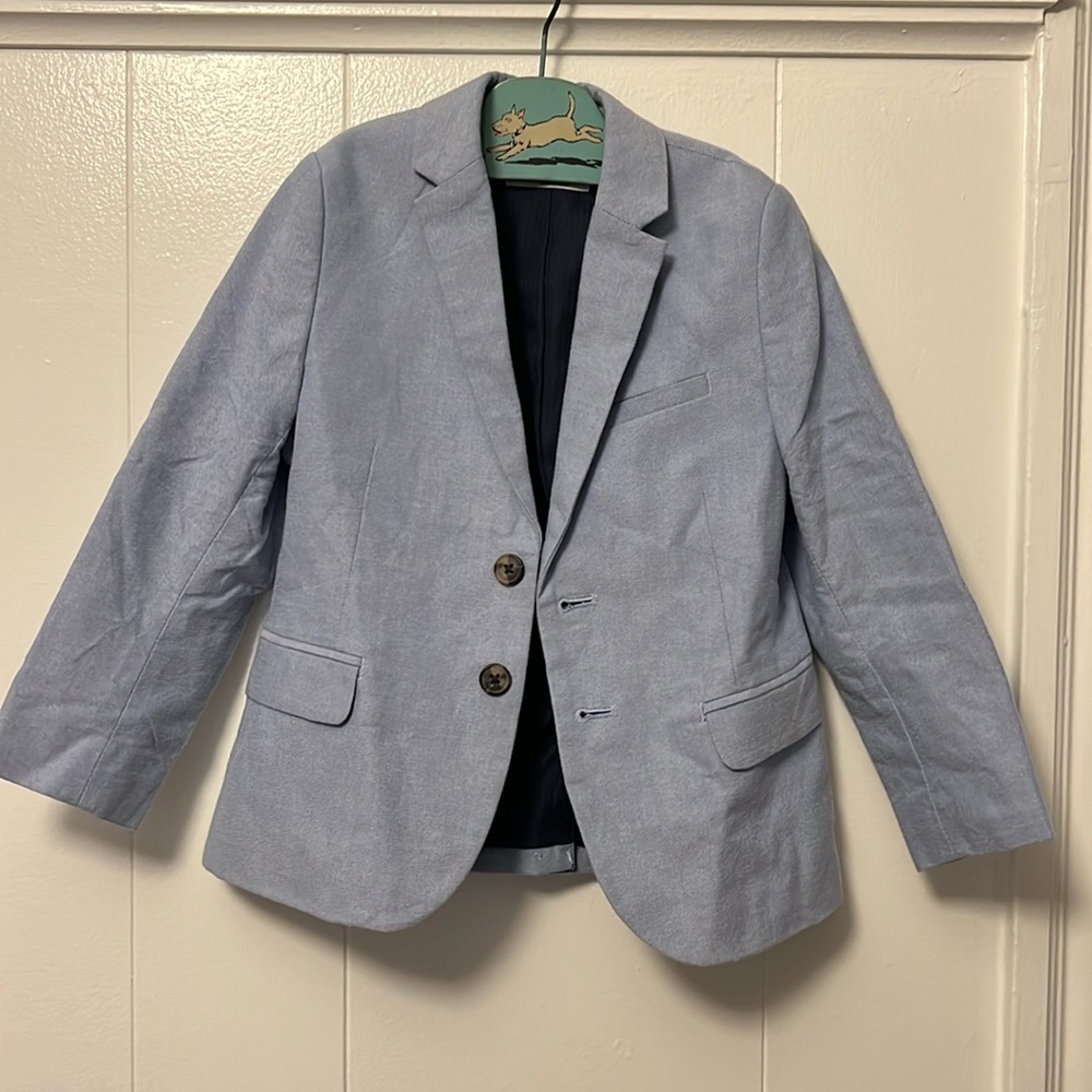 Kids cotton chambray blazer H&M